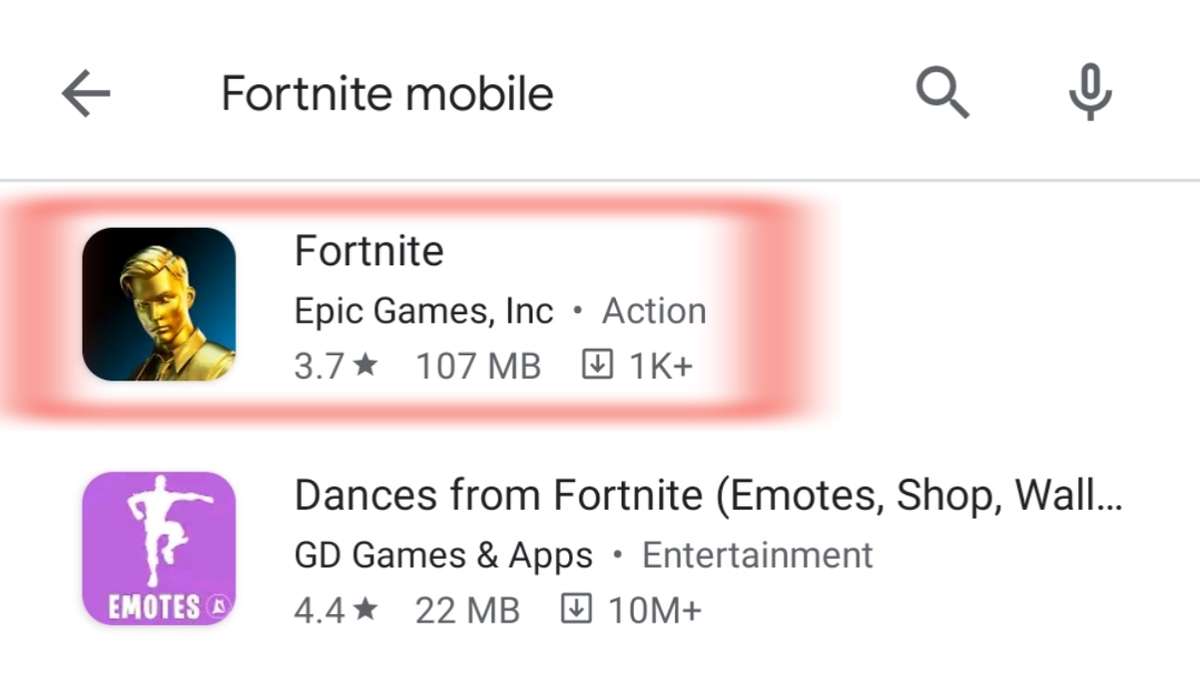 iFireMonkey on X: Fortnite is missing from the Android Epic Games Store  and the v25.20 update isn't available on it yet. Ignore my battery  percentage please  / X